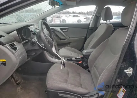 2016 Hyundai Elantra Se from USA, damaged, VIN 5NPDH4AE3GH711121